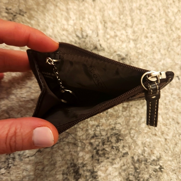 Coach Zip Card/Coin Case - Picture 2 of 3